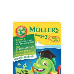 Möller's Omega-3 Jelly Fish Tutti Frutti